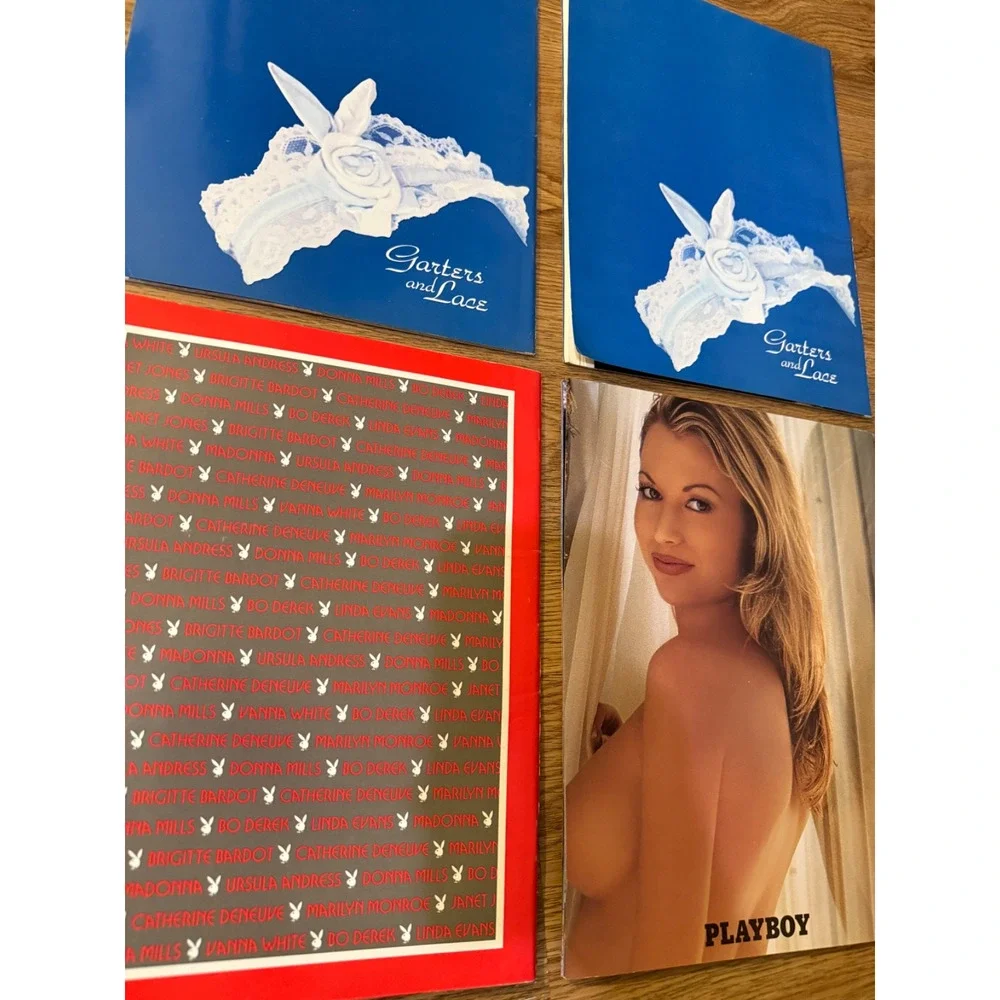 🐰 Vintage Playboy Special Editions 4 Magazine Lot Garters & Lace Foxiest Female